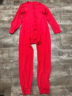 Indera Men's Cotton Rib Knit Union Suit Size Tall Large